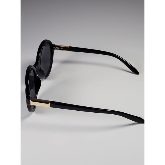 FGX by Foster Grant Full Round Frame Black & Gold Sunglasses 52033FGX001 - Picture 5 of 12
